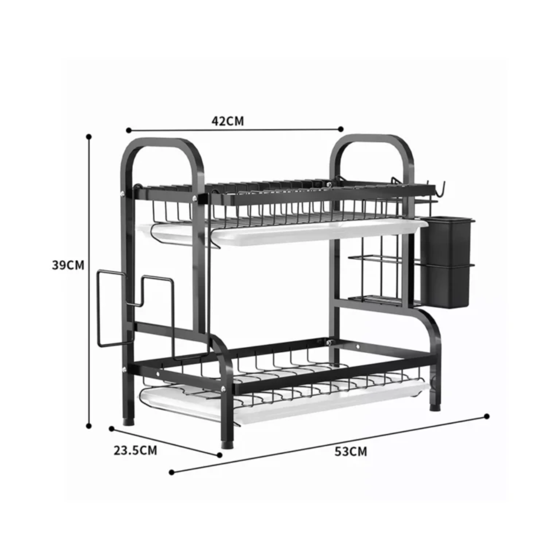 Escurridor de Platos Sobre Mesa